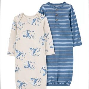 Carter's Baby Boys Sleeper Gowns, Pack of 2